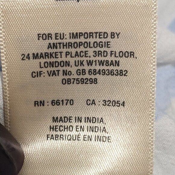 ANTHRO Akemi & Kin | Floral Embroidered & Striped Blouse - Picture 14 of 16